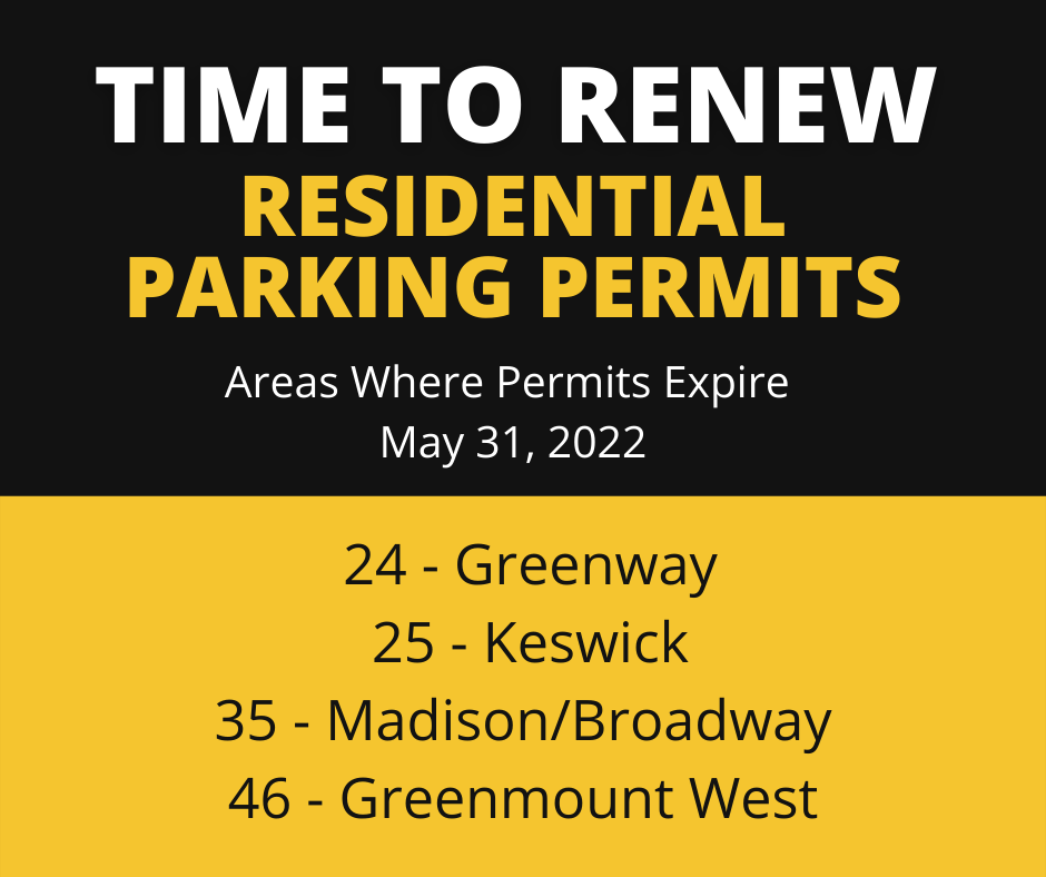 Areas that Renew in May
